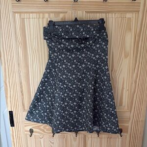 Altar'd State Blue Asymmetrical A-line Mini Dress